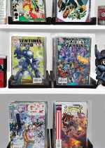 Patented Comic Book Storage Holder – Wooden & Acrylic Display Box/Case for Collectors – Organizer for Comics, Magazines & Books – Holds 150 Issues, 14.5x8 in (Black) - Image 7
