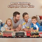 Hot Bee Train Set, Remote Control Train Toys with Smoke, Lights and Sound | Toy Train Set for Under Christmas Tree, Toddler Model Trains for 3 4 5 6 7 8+ Years Old Kids - Image 7