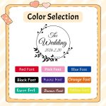 Custom Stamps,Personalised Stamps,9 Ink Colors, Rubber,Wood Handle/Suitable for Company Logo,Membership Cards, Books, Addresses, Teacher's Badges, Bookplates, Etc. - Image 6