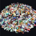 800Pcs+ (3lb) Gemstones and Crystals Set,30Kinds+ Bulk Rocks and Minerals Science Kit,Rocks Collections for Kids,Tumbled Chips Crystals,Crushed Stones - Image 3