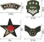24pcs Soldier Badges Random Styles Embroidered Fabric Iron On or Sew On Cartoon Sticker Patches - Image 4