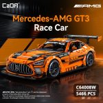 CaDA Master C64008W Mercedes-AMG GT3 Building Set,1:8 Scale – 5466 PCS Officially Licensed Supercar Model, Large Race Car Building Blocks Kit for Adults & Teens - Image 3