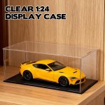 3 PCS Acrylic Model Car Display Case 1: 24 Scale Clear Display Boxes with Plastic Base Diecast Model Car Showcase & Storage Organizer for Vehicle Toy Collectibles Memorabilia - Image 6