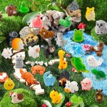 ywevyezc 42 Pcs Mini Resin Animals 42 Styles Resin Animals Figurines Bulk for Micro Fairy Party Favors Garden Hide Accessories Dollhouse Crafts Decor - Image 6