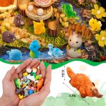 ywevyezc 42 Pcs Mini Resin Animals 42 Styles Resin Animals Figurines Bulk for Micro Fairy Party Favors Garden Hide Accessories Dollhouse Crafts Decor - Image 7