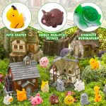 ywevyezc 42 Pcs Mini Resin Animals 42 Styles Resin Animals Figurines Bulk for Micro Fairy Party Favors Garden Hide Accessories Dollhouse Crafts Decor - Image 8