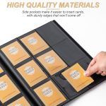 Card Binder 9 Pocket Storage 360 Card Binder,Trading Card Binder (Black) | Senior and Sturdy Side-Loading Album,Intended For YuGiOh,MTG, TCG,Game Cards & Baseball Card Binde - Image 5
