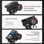 MEUS RACING ME-8B RC Transmitter 6 Channels 2.4GHz and Receiver for 1/8 1/10 1/18 1/24 1/30 RC Crawler Car Boat TRX4 TRX4M SCX10 SCX24 SCX30 Upgrades Parts (with 04B Receiver, Black) - Image 6
