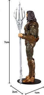 McFarlane Toys DC Justice League Movie Aquaman 7" Action Figure | DC Multiverse Justice League 2021 7 Inch Action Figure - Aquaman - Image 9