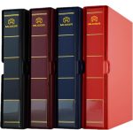MUDOR Stamp Binder with Slipcase, Empty Stamp Collecting Albums, Black | Stamp Collecting Supplies, Stamp Stockbook for Documents, Coins, Banknotes Collectors - Image 6