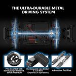 HYPER GO H16BM 1/16 RTR Brushless High Speed Electric 4X4 Off-Road Fast RC Car, Max 42mph, RC Truck, Remote Control, 2 Lipo Batteries for Adult, Compatible with 3S Lipo - Image 5