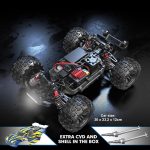 HYPER GO H16BM 1/16 RTR Brushless High Speed Electric 4X4 Off-Road Fast RC Car, Max 42mph, RC Truck, Remote Control, 2 Lipo Batteries for Adult, Compatible with 3S Lipo - Image 7