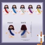AKFAHOIF 30PCS Little Jesus Figures, Mini Jesus Figurines in Bulk, Multicolor Tiny Jesus Figures, Miniature Figurines to Hide and Seek Religious Gifts for Easter Egg Stuffers - Image 3