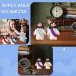 AKFAHOIF 30PCS Little Jesus Figures, Mini Jesus Figurines in Bulk, Multicolor Tiny Jesus Figures, Miniature Figurines to Hide and Seek Religious Gifts for Easter Egg Stuffers - Image 6