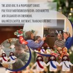 AKFAHOIF 30PCS Little Jesus Figures, Mini Jesus Figurines in Bulk, Multicolor Tiny Jesus Figures, Miniature Figurines to Hide and Seek Religious Gifts for Easter Egg Stuffers - Image 7