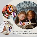 AKFAHOIF 30PCS Little Jesus Figures, Mini Jesus Figurines in Bulk, Multicolor Tiny Jesus Figures, Miniature Figurines to Hide and Seek Religious Gifts for Easter Egg Stuffers - Image 8