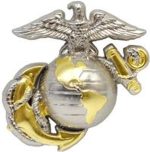 EagleEmblems United States Marine Corps Gold Tone Logo Emblem Lapel / Hat Pin - Image 3