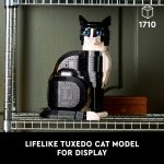LEGO Ideas Tuxedo Cat - Building Sets for Adults, Ages 18+ - DIY Crafts Kit for Home Decor, Living Room or Bedroom - Gift for Animal Lovers - 21349 - Image 3
