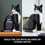 LEGO Ideas Tuxedo Cat - Building Sets for Adults, Ages 18+ - DIY Crafts Kit for Home Decor, Living Room or Bedroom - Gift for Animal Lovers - 21349 - Image 6