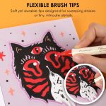 Grabie Trace & Color Drawing Kit, Pack of 5 Dual Tip Markers, Yeti Collab | 15 Pre-Printed Designs, Beginner-Friendly Drawing Set, Vellum Paper for Tracing, Creative Hobby Art Supplies - Image 6