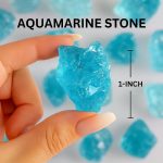 Large 1.25-2.0” Natural Aquamarine Raw Crystals Stones for Meditation, Chakra, Reiki, Crystal Grid, Energy Work, Wire Wrapping, Tumbling & Spiritual Home Decor - Image 3