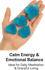 Large 1.25-2.0” Natural Aquamarine Raw Crystals Stones for Meditation, Chakra, Reiki, Crystal Grid, Energy Work, Wire Wrapping, Tumbling & Spiritual Home Decor - Image 4