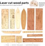 GAWEGM Wooden Building Kits - 1/96 Harvey 1847 Ship Model for Adults | For Adults, Assembled with Metal Accessory, For Collection, Teaching Exhibition, Ship Model Hobby, Assemble Expert - Image 4