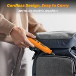 HARDELL Mini Cordless Rotary Tool, 5-Speed 69pcs Kit for 3D Printer Sanding | 5000-18000RPM, 2000mAh, USB-C, LED Light, Case – Engraving Pen for Polishing, Drilling, Carving, DIY Crafts - Image 7