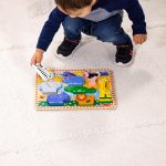 Melissa & Doug Safari Wooden Chunky Puzzle (8 pcs), Educational Screen Free Activity for Toddler, Preschoolers and Kids Ages 2+ - FSC Certified - Image 4