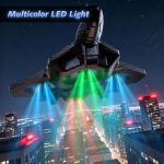 Foam RC Airplane with Cool Led Light, 360° Flip and Headless Mode, Remote Control Airplane RC Plane for Kids Adults Aged 6+, RC Flying Toy for Kids, Birthday Gift - Black Blue - Image 4