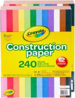 Crayola Construction Paper Bulk Pack (480 Sheets) – 10 Assorted Colors, 9x12, Teacher School Supplies & Classroom Must Haves, Card Making Craft Supplies, Art Paper - Image 4