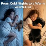 Mewaii Weighted Stuffed Animals Black Cat Plush, Heatable Coolable, 2-5lbs | Adjustable Comfort, Microwaveable Removable Inner Pad, Machine Washable Cover, Cozy Gift for Adults & Kids, 23in - Image 4