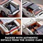 LEGO Icons Porsche 911 10295 Building Set, Collectible Turbo Targa, 2in1 Porsche Race Car Model Kit for Adults and Teens to Build, Gift Idea - Image 6