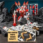 Demon Mecha Robot Action Figure,T13 Cool Samurai Action Figure | Requires Assembly Installation,6-inch Action Figure,Collectible Desktop Ornaments - Image 4