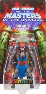 Masters of the Universe Origins Action Figure 200X Cartoon Collection Stratos, 5.5 Inch 1980s Motu TV Hero, Detailed Design & Arm Wing Attachments - Image 3