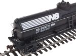 Walthers Trainline Tank Car-Ready to Run-Norfolk Southern (Black, White) 931-1447 HO Scale Model Railroad - Freight Model - Image 3
