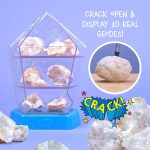 Wow in The World – 10 Real Break-Open Crystal Geodes with Display Case – Bonus Goggles & Magnifying Glass, Companion Audio Content, STEM Toy for Boys & Girls 6+ by Thames & Kosmos - Image 3