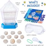 Wow in The World – 10 Real Break-Open Crystal Geodes with Display Case – Bonus Goggles & Magnifying Glass, Companion Audio Content, STEM Toy for Boys & Girls 6+ by Thames & Kosmos - Image 4
