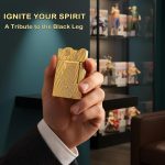 Sanji One Piece Brass Lighter with Iconic “Ping” Sound | Luxury Anime Gift for Men, Adjustable Soft Flame, Refillable Butane, Sleeping Mermaid Collectible - Image 6