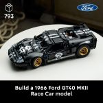 LEGO Technic 1966 Ford GT40 MKII Race Car Building Set for Adults - Collectible Toy W/Realistic Functions & Features for Adult Sports Car Fans, Ages 18+ - Gift Idea for Birthdays - 42223 - Image 3
