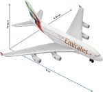 Daron Toy Airplane RT9904 – Emirates A380 – Die-Cast Metal Model Airplane Toy with Plastic Parts for Kids Ages 3+ - Image 3