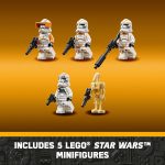 LEGO Star Wars AT-TE Walker - Poseable Building Toy - Revenge of the Sith Set - Gift for Kids w/ 3 212th Clone Troopers, Dwarf Spider & Battle Droid Figures - 75337 - Image 7