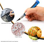 EHDIS Precision Hobby Knife Set Utility Craft Knife Kit with 10PCS Blades for Art, Working-Stencil, Scoring, Scrapbooking, Architecture Modeling, Crafting-Blue - Image 6