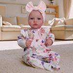 BABESIDE Reborn Baby Dolls - 20 Inch Cute Soft Vinyl Realistic Baby Doll | Real Life Baby Dolls with Complete Accessories Perfect for Cuddling, Playtime, and Gift Giving - Image 8