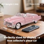 1949 Cadillac Elvis 1/18 Scale Die-Cast Metal Model Car with Opening Doors & Display Case - Premium Classic Vintage Collectible Car for Men and Teens - Image 6