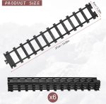 Hot Bee Train Tracks Accessories Width 6cm (2.36in) Railroad Building Toy Railway Rail for 9015 Trains Set - Image 3