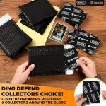 Ding Defend Card Shipping Protector Envelope Bubble Mailer Kit with 110 Card Shipping Protectors (3.5x4.5 Inches), 55 Bubbles Mailers, 250 Tape Seals for Collectible Cards - Black - Image 9