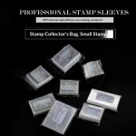 OPP Stamp Protection Bags in 8 Models, 100pcs Each, Total 800 Stamp Sleeves for Collection, Philatelic Storage and Display Stamp Collecting Supplies, Thickness 3 Mils(Clear) - Image 4