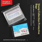 OPP Stamp Protection Bags in 8 Models, 100pcs Each, Total 800 Stamp Sleeves for Collection, Philatelic Storage and Display Stamp Collecting Supplies, Thickness 3 Mils(Clear) - Image 6
