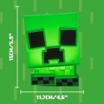 Paladone Minecraft Creeper SquishyGlo Silicone Light, Officially Licensed Cordless & Rechargeable Gaming Lamp for Kids and Teens, Bedroom Décor, Collectible Merchandise, Green - Image 6